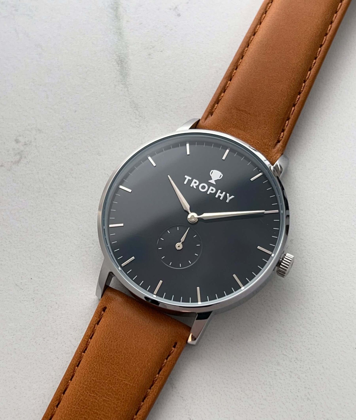 Trophy Watch Company | 40mm SANDCREST (TEST): The Sandcrest is inspired by the sand and sky. It boasts a unique, goregeous color combination that adds flair and distinction to whoever wears it. Driven by a reliable Miyota quartz movement and individually