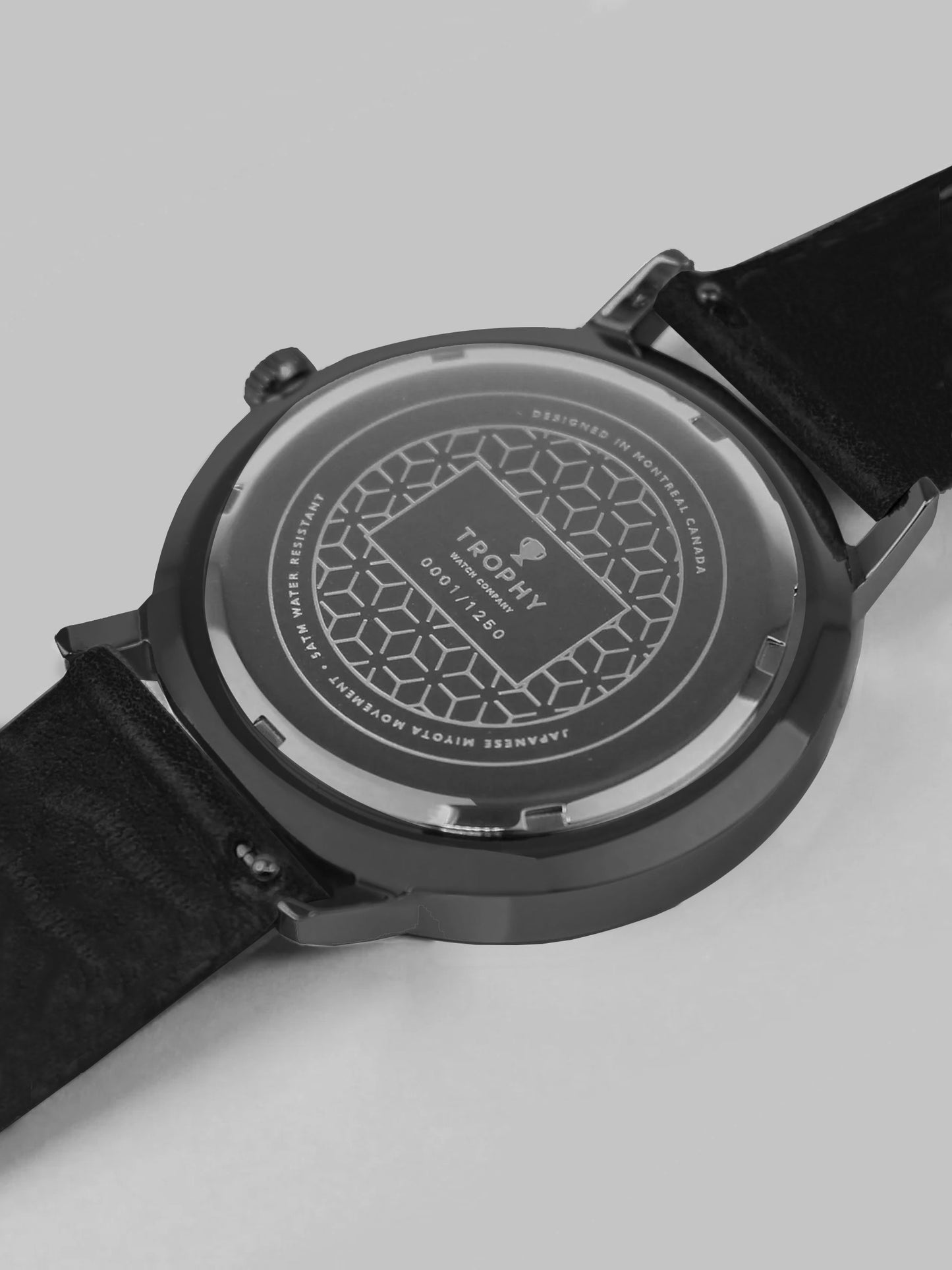 ECLIPSE 40mm - Black Face, Perlon Strap Womens Watch