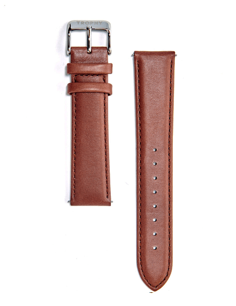 Brown leather strap - Trophy Watch Company